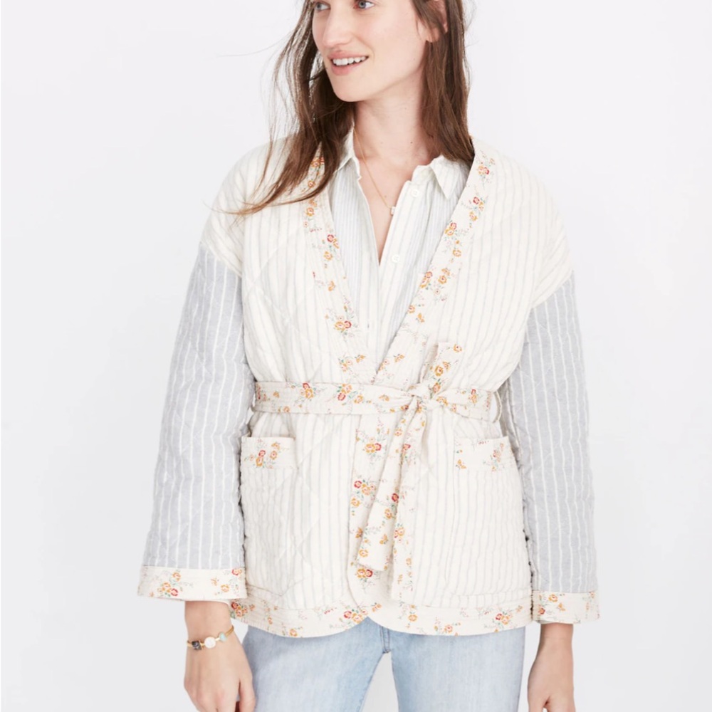 MADEWELL PATCHWORK QUILT JACKET - image 4